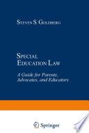 Special Education Law : a Guide for Parents, Advocates, and Educators /