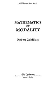 Mathematics of modality /