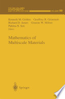 Mathematics of Multiscale Materials /