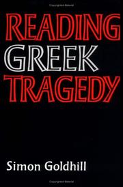 Reading Greek tragedy /