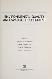 Environmental quality and water development /