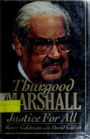 Thurgood Marshall : justice for all /