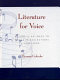 Literature for voice. an index to songs in collections, 1985-2000 /