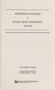 Freshman English at Texas A & M University, 1989-1990 /