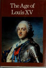 The age of Louis XV /