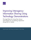 Improving interagency information sharing using technology demonstrations : the legal basis for using new sensor technologies for counterdrug operations along the U.S. border /