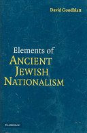 Elements of ancient Jewish nationalism /