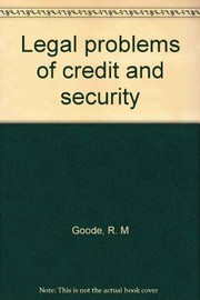 Legal problems of credit and security /