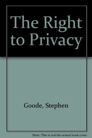 The right to privacy /