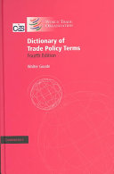Dictionary of trade policy terms /
