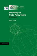 Dictionary of trade policy terms /