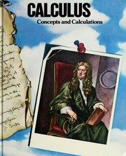 Calculus, concepts and calculations /
