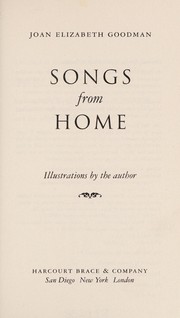 Songs from home /
