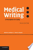 Medical writing : a prescription for clarity /