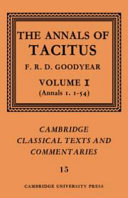 The annals of Tacitus, books 1-6 /
