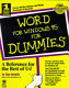 Word for Windows 95 for dummies /