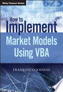 How to implement market models using VBA /