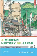 A modern history of Japan : from Tokugawa times to the present /