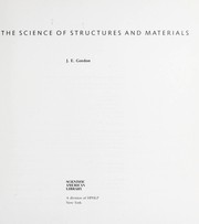 The science of structures and materials /