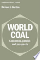 World coal : economics, policies, and prospects /