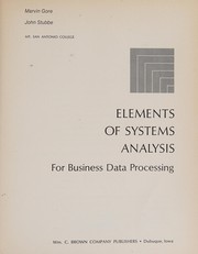 Elements of systems analysis for business data processing /