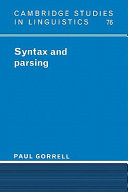 Syntax and parsing /