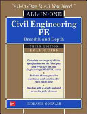 Civil engineering All-in-One PE exam guide : breadth and depth /