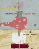 What we do  : essays for poets /