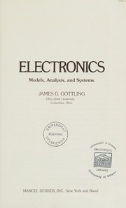 Electronics : models, analysis, and systems /