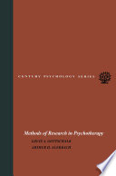 Methods of Research in Psychotherapy /