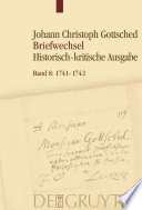Briefwechsel unter Einschluss des Briefwechsels von Luise Adelgunde Victorie Gottsched.