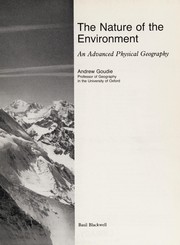 The nature of the environment : an advanced physical geography /