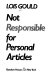 Not responsible for personal articles /