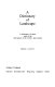 A Dictionary of landscape /