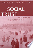Social trust and human communities /