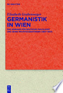 Germanistik in Wien : Das Seminar für Deutsche Philologie und seine Privatdozentinnen (1897-1933).