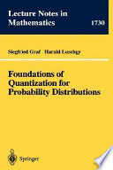 Foundations of quantization for probability distributions /