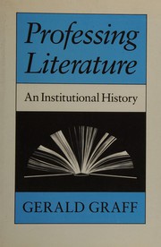 Professing literature : an institutional history /