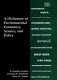 A dictionary of environmental economics, science, and policy /
