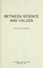 Between science and values /