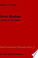 Direct realism : a study of perception /