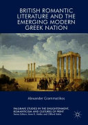 British romantic literature and the emerging modern Greek nation /