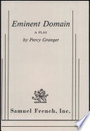 Eminent domain : a play /
