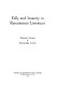 Folly and insanity in Renaissance literature /
