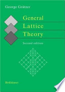 General lattice theory /