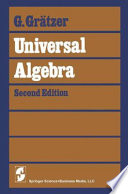 Universal algebra /
