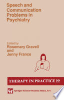 Speech and communication problems in psychiatry /