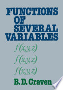 Functions of several variables /