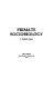 Primate sociobiology /