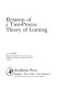 Elements of a two-process theory of learning /